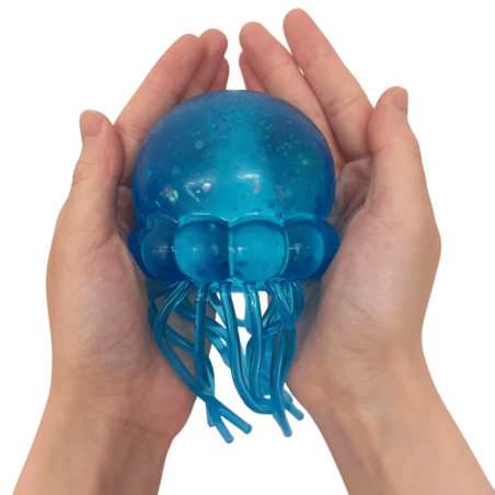 Squishy Méduse Pailleté Nee Doh DSM - Lot de 6 Pièces