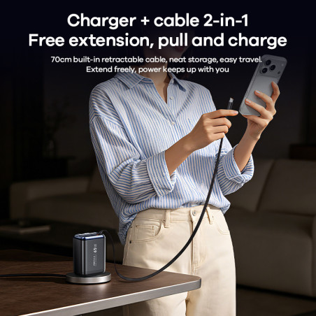 Chargeur GaN Pliable REMAX Landrover CA-31 (A | Smarty Paris