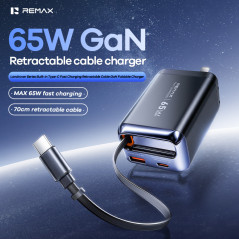 Chargeur GaN Pliable REMAX Landrover CA-31 (A | Smarty Paris