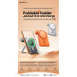 Batterie Externe Magnétique REMAX ThinSpeed FP-16, Support Pliable, Charge Sans Fil PD20W, 5000mAh, Gris Foncé