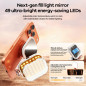 Lampe Selfie Magnétique 3-En-1 REMAX RT-E190, 49 LED, Miroir De Maquillage, Support Téléphone, Batterie 750 mAh Lampe Selfie Magnétique 3-En-1 REMAX RT-E190, 49 LED, Miroir De Maquillage, Support Téléphone, Batterie 750 mAh