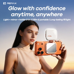 Lampe Selfie Magnétique 3-En-1 REMAX RT-E190, | Smarty Paris