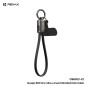 Câble De Charge Rapide Avec Dragonne REMAX CB50 C-C, PD 65W, 3-En-1 Détachable, Tressé, Noir Câble De Charge Rapide Avec Dragonne REMAX CB50 C-C, PD 65W, 3-En-1 Détachable, Tressé, Noir