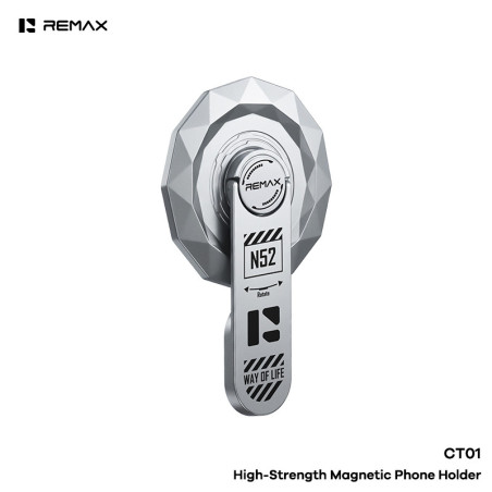 Support Téléphone Magnétique REMAX CT01, Rota | Smarty Paris