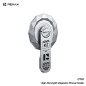 Support Téléphone Magnétique REMAX CT01, Rotatif À 360°, Pliable De 0 À 90°, Alliage D’Aluminium, Universel, Argent