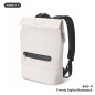 Sac À Dos Professionnel Pour Ordinateur REMAX BAG-11, 14 Pouces, Résistant À L’Eau, Léger, Rangement Multicouche, Blanc
