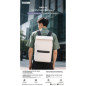 Sac À Dos Professionnel Pour Ordinateur REMAX BAG-11, 14 Pouces, Résistant À L’Eau, Léger, Rangement Multicouche, Noir
