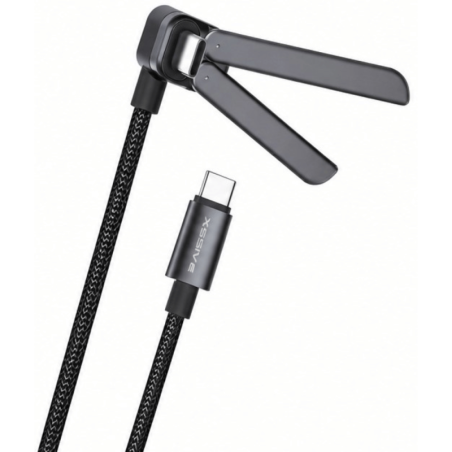 Câble de Charge USB-C/USB-C avec Support - 1M | Smarty Paris