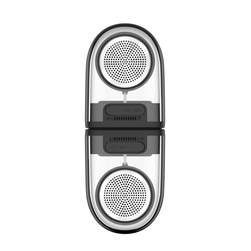 Enceinte Bluetooth Portable USB / MicroSD / AUX avec Radio FM et Éclairage RVB Devia Smart Series Enceinte Bluetooth Portable USB / MicroSD / AUX avec Radio FM et Éclairage RVB Devia Smart Series