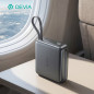 Power Bank Magnétique 10000mAh 22.5W avec câbles Lightning + USB-C Devia Ultra9 - Argent
