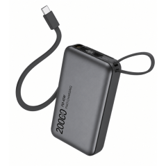Power Bank Portable 20000mAh PD 45 W Câble US | Smarty Paris