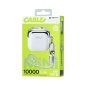 Mini Power Bank Portable avec Câble USB-C Lightning 22.5W 10000mAh REMAX MH158-B - Noir
