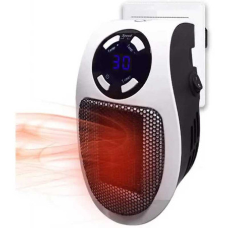 Mini Chauffage 500 W de style ménager Avec prise murale - Ar