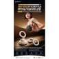 Support Magnétique pour Smartphone Rotation 360° Remax RM-C36i - Noir Support Magnétique pour Smartphone Rotation 360° Remax RM-C36i - Noir
