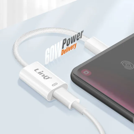 Adapteur 8 Pin Vers Type-C 60 W Charge Rapide | Smarty Paris