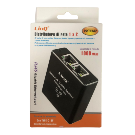Duplicateur Ethernet RJ45 LinQ VK3342