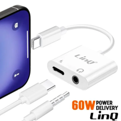 Adaptateur USB-C vers Audio Jack 3.5mm et USB | Smarty Paris