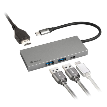 Adaptateur NGS Wonder Dock 4 PRO USB-C Multi | Smarty Paris
