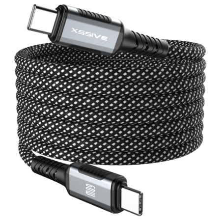 Câble Magnétique Tressé USB-C / USB-C XSSIVE XSS-MGC-CC1M - 1M
