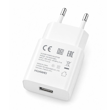 Adaptateur Secteur USB-A 5W Huawei HW-050100E01 Blanc - Vrac - Occasion