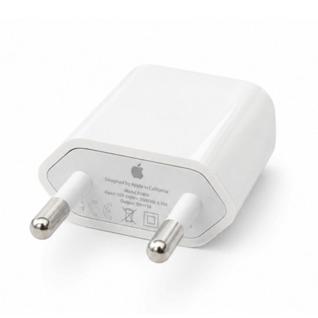Adaptateur Secteur USB-A 5W Apple A1400 Blanc - Vrac - Occasion