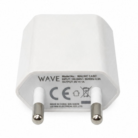 Adaptateur Secteur USB-A 5W VAVWE WALWC1ABC Blanc - Vrac - Occasion