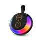 Enceinte Bluetooth Portable Rond RGB FASR - FS-SANI109 - Noir Enceinte Bluetooth Portable Rond RGB FASR - FS-SANI109 - Noir