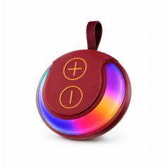 Enceinte Bluetooth Portable Rond RGB FASR - F | Smarty Paris
