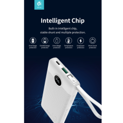 Power Bank 4 Câbles (USB + Lightning + Micro | Smarty Paris