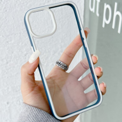 Coque de Protection Transparent avec Cadre de | Smarty Paris