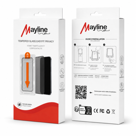 Verre Trempé Privacy Anti Espion EASYFIT pour | Smarty Paris