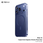 Coque Magnétique Pour Téléphone Avec Bouton IA REMAX RMC-15, Compatible iPhone , Antidérapante, Bleu