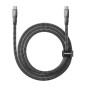 Câble de Charge Rapide Type-C vers Type-C 100W Tressé en Alliage de Zinc REMAX CB37 1,2 m - Noir Câble de Charge Rapide Type-C vers Type-C 100W Tressé en Alliage de Zinc REMAX CB37 1,2 m - Noir