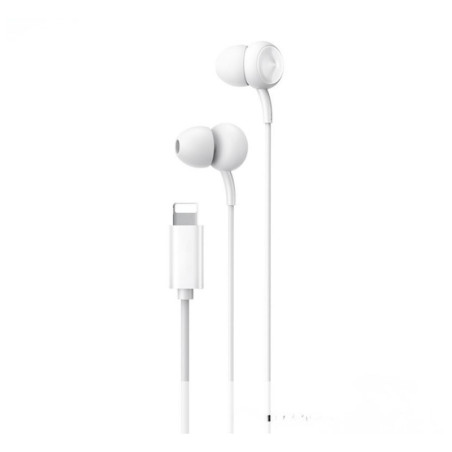 Écouteurs Filaires pour iPhone avec Commande et Appels REMAX RM-510i - Blanc
