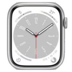 Montre Connectée Apple Watch Séries 8 GPS 45mm Argent Aluminium (Sans Bracelet et Accessoires) - Grade A — R3 · Smarty Paris 18e