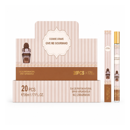 Eau de Parfum Cookie Crave Give Me Gourmand - Boîte de 20 flacons de 35 ml