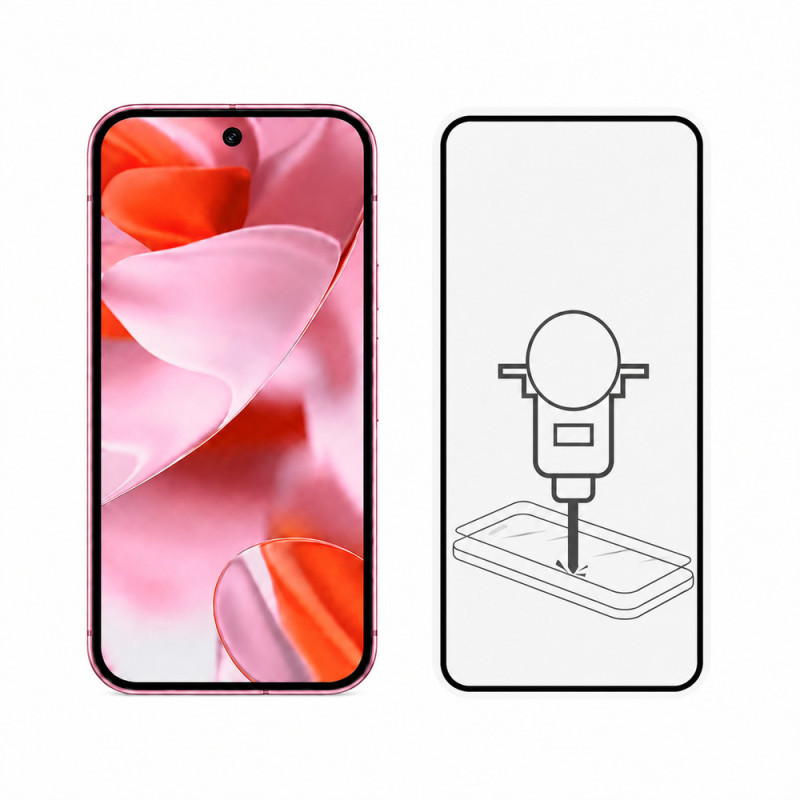 Verre Trempé HUOHUA Pour Google Pixel 10A, 0,33 mm, Dureté 9H, Bord 2,5D, Anti-Traces, Haute Transparence