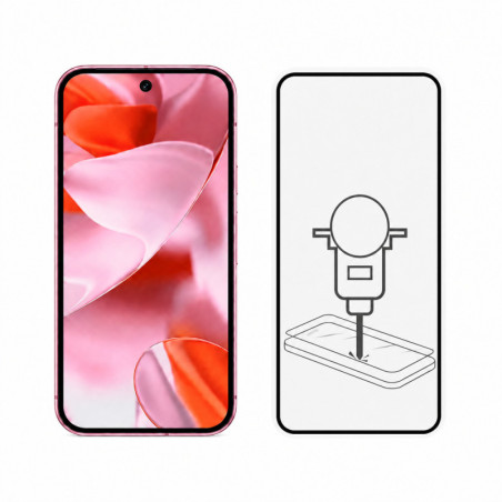 Verre Trempé HUOHUA Pour Google Pixel 10A, 0,33 mm, Dureté 9H, Bord 2,5D, Anti-Traces, Haute Transparence