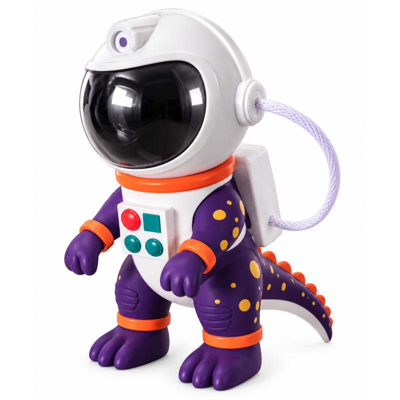 Lampe Projecteur Ciel Étoilé Dinosaure Astronaute QS-01 - USB-C - Violet Lampe Projecteur Ciel Étoilé Dinosaure Astronaute QS-01 - USB-C - Violet