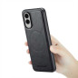 Coque De Protection En Cuir Avec Magsafe Pour Samsung - Noir