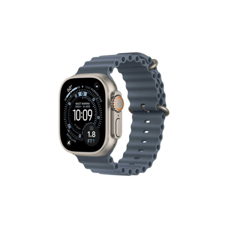 Montre Connectée Apple Watch Ultra 3 Cellulaire 5G 49mm Titane Noir avec Bracelet Océan - Neuf — Apple · Smarty Paris 18e