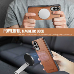Coque De Protection En Cuir Avec Magsafe Pour | Smarty Paris
