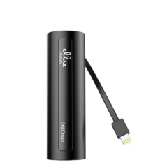 Power Bank 2600mAh avec câble iOS - Ellietech | Smarty Paris