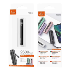 Power Bank 2600mAh avec câble iOS - Ellietech | Smarty Paris