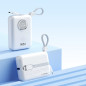 Batterie externe D-power P8284 – 10 000 mAh 22,5 W LCD avec câble IP + C