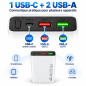 Batterie externe D-power P8286 – 20 000 mAh 22,5 W Blanc Batterie externe D-power P8286 – 20 000 mAh 22,5 W Blanc