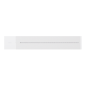 Goneo Modular Wall Socket Rail GN-GB4F-500WH – 50 cm white without socket Goneo Modular Wall Socket Rail GN-GB4F-500WH – 50 cm white without socket