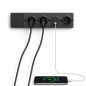 Goneo Modular Wall Socket Rail GN-GB4F-500BK – 50 cm black without socket Goneo Modular Wall Socket Rail GN-GB4F-500BK – 50 cm black without socket