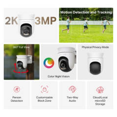 Caméra 2K WiFi Mercusys MC510 extérieure | Smarty