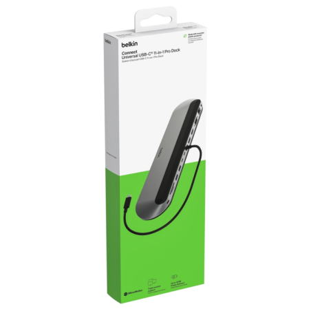 Belkin Station d’accueil USB-C 11-en-1 INC014btSGY – Aluminium